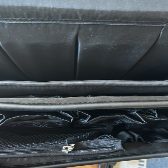 Leather shoulder briefcase bag - Picture 5 of 6